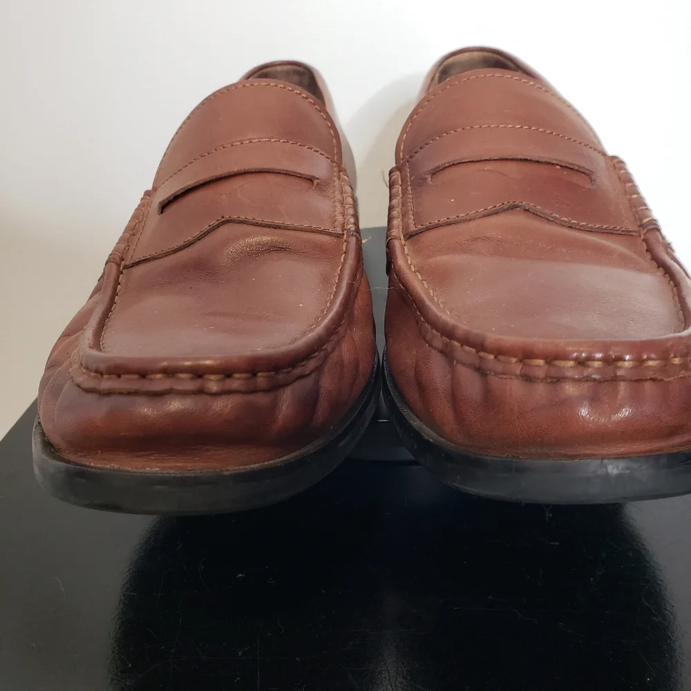 Cole Haan Pinch Maine Classic Penny Loafer Mens 11.5M Brown Leather Shoes C23845